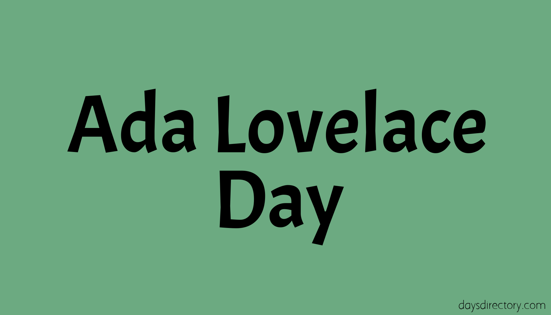 Ada Lovelace Day