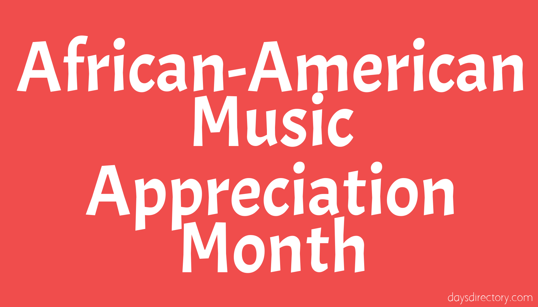 African-American Music Appreciation Month