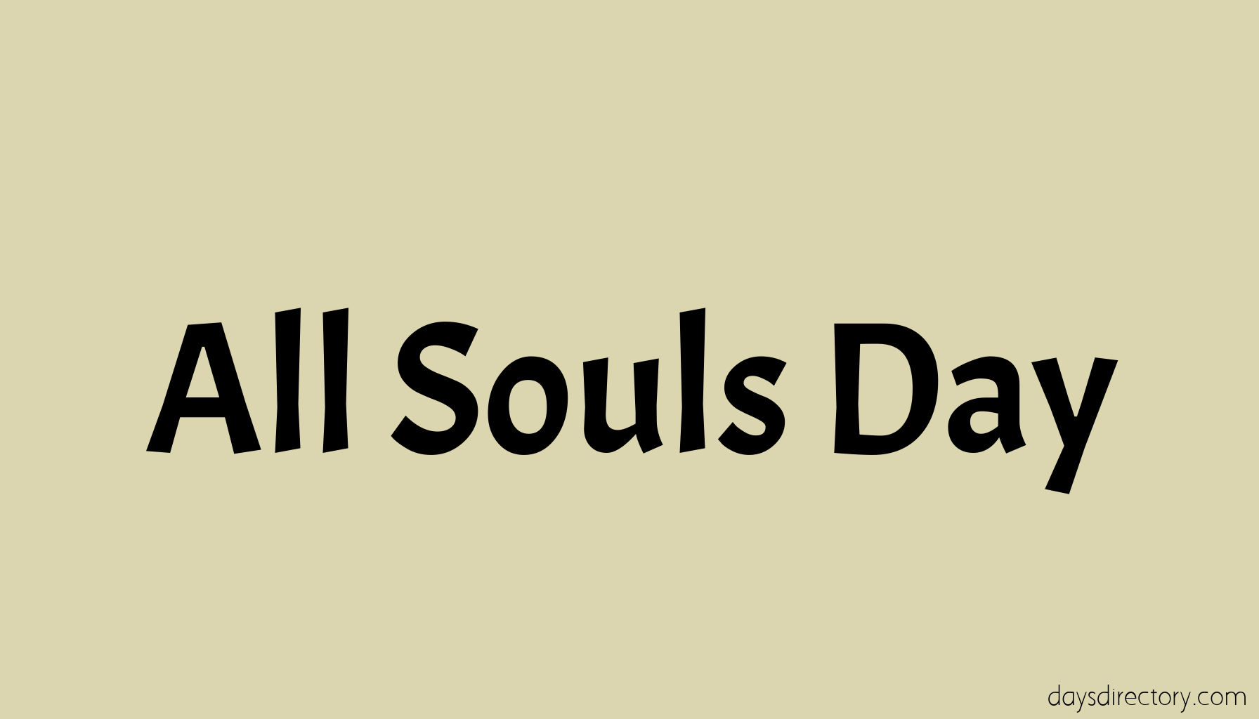 All Souls Day