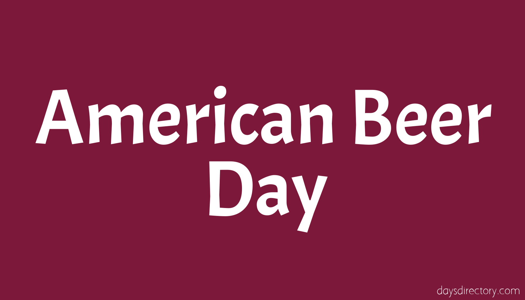 American Beer Day