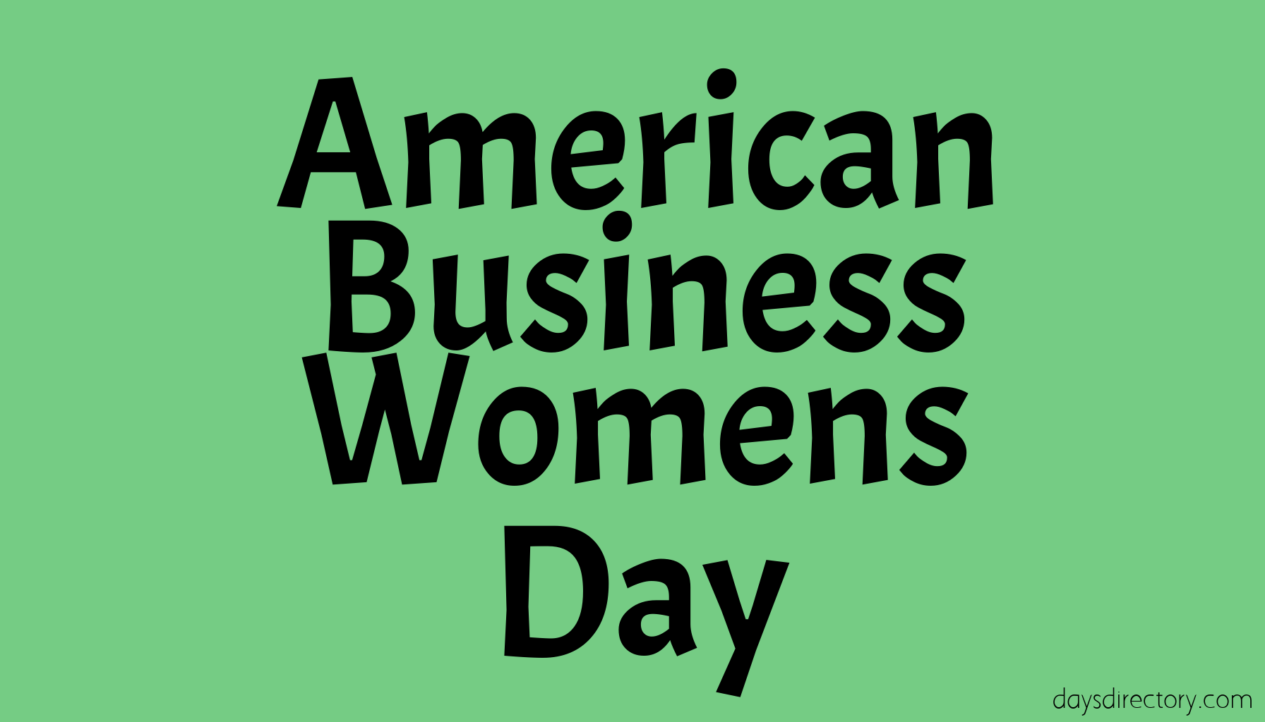 American Business Womens Day