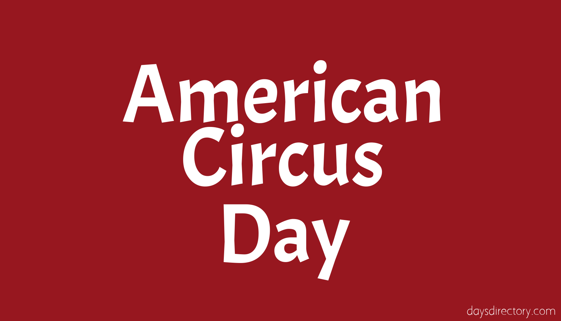 American Circus Day