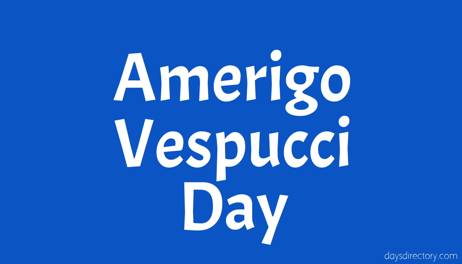 Amerigo Vespucci Day