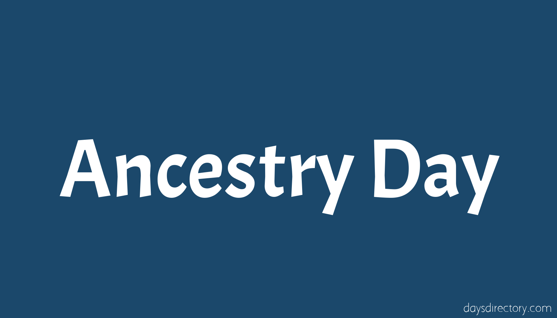 Ancestry Day