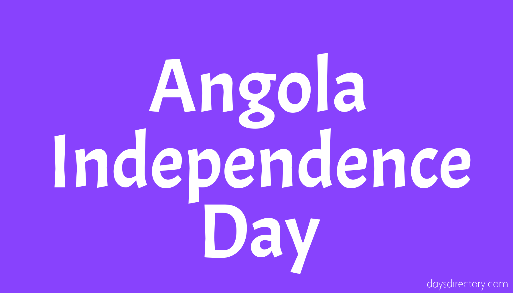 Angola Independence Day