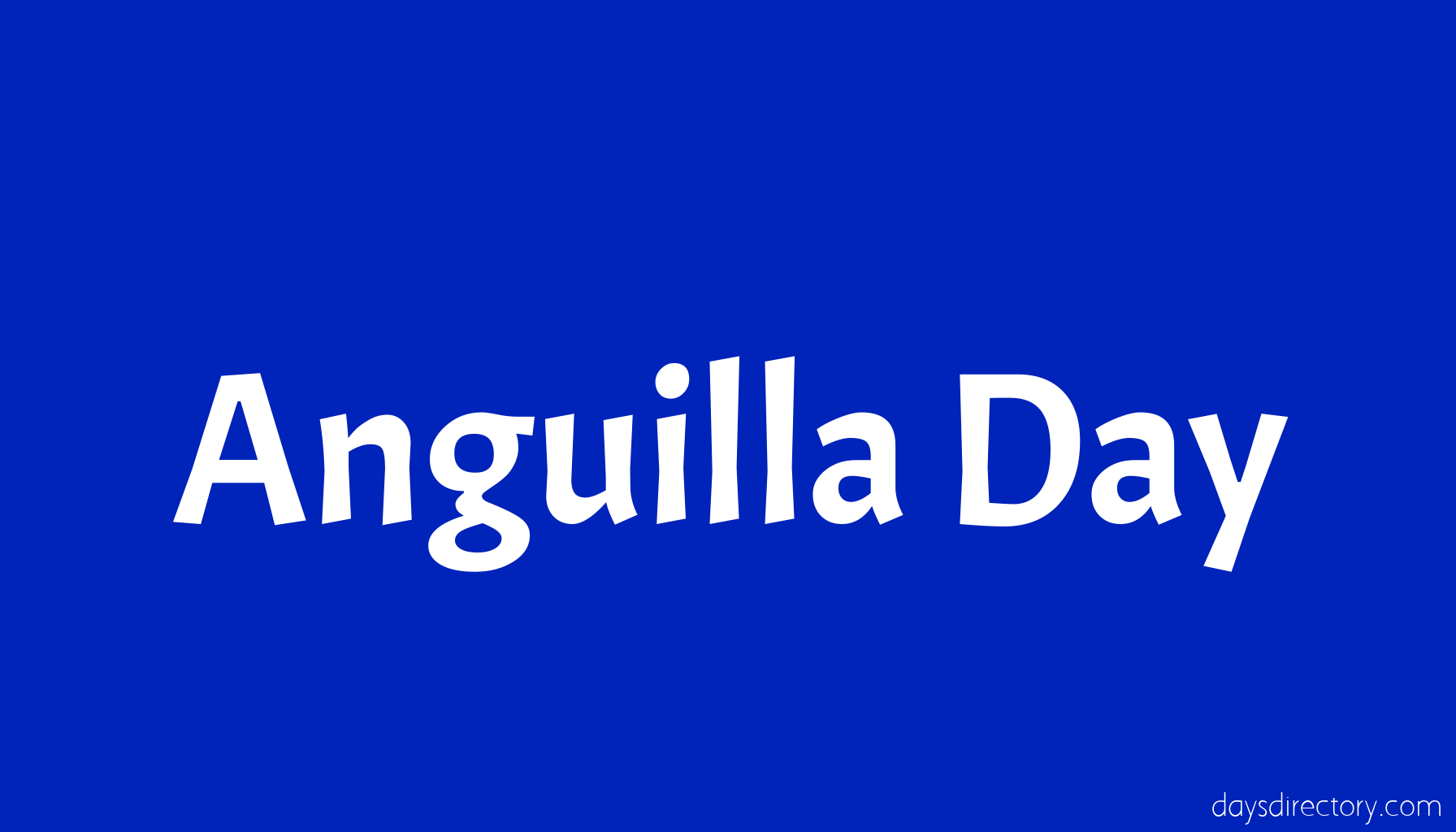 Anguilla Day