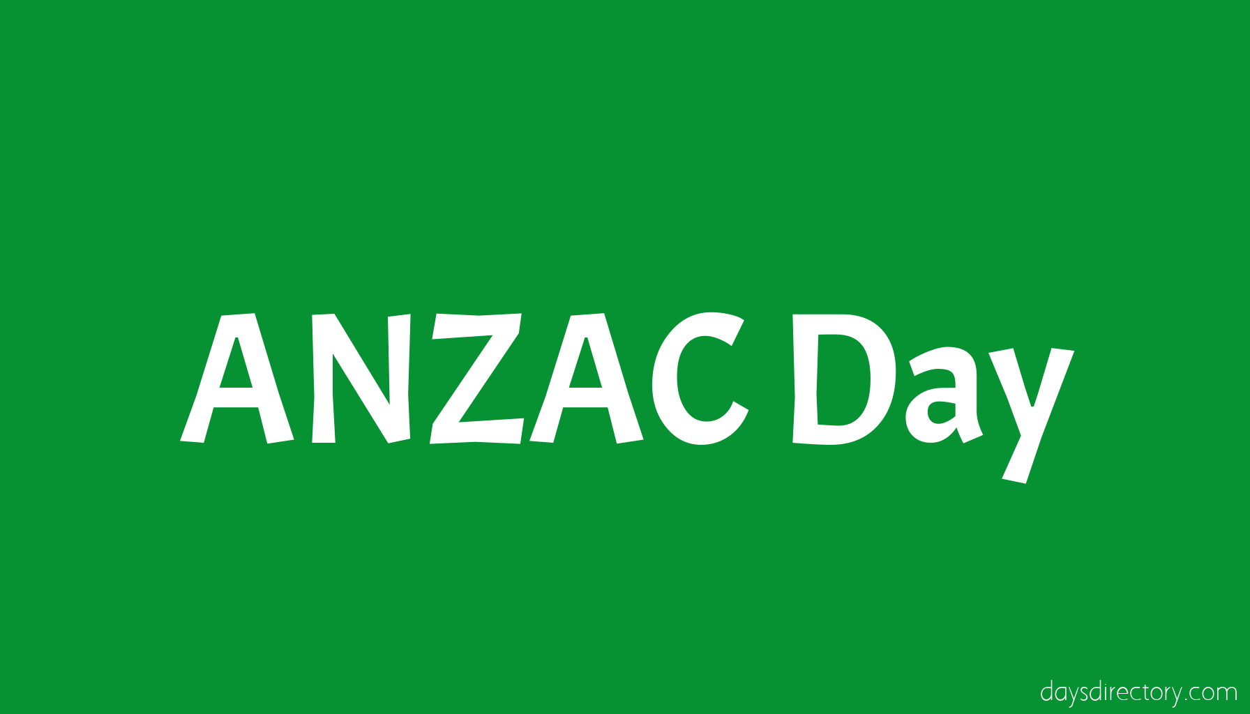 ANZAC Day