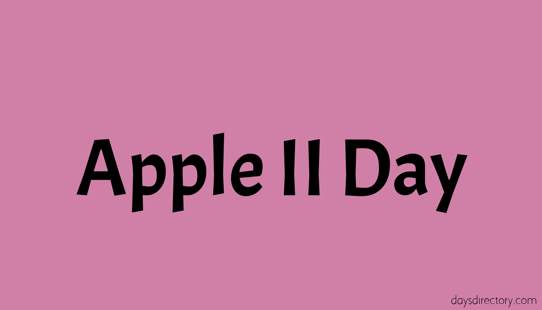 Apple II Day