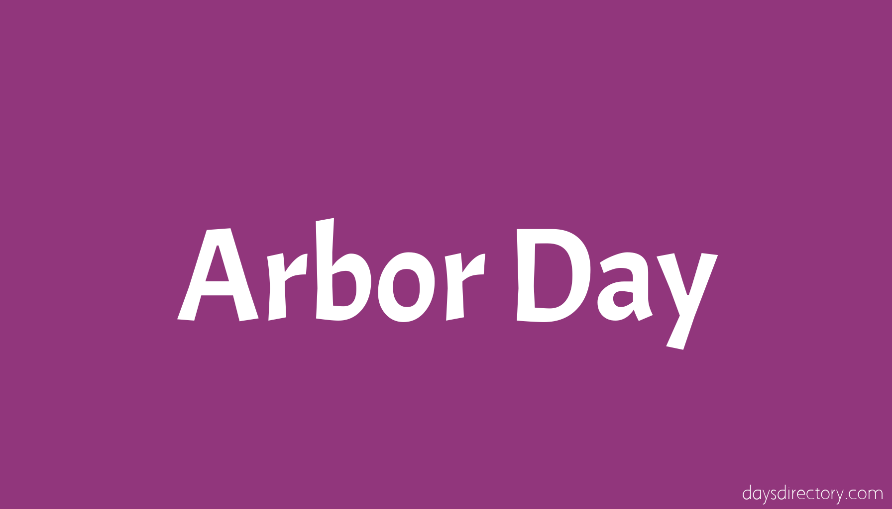 Arbor Day