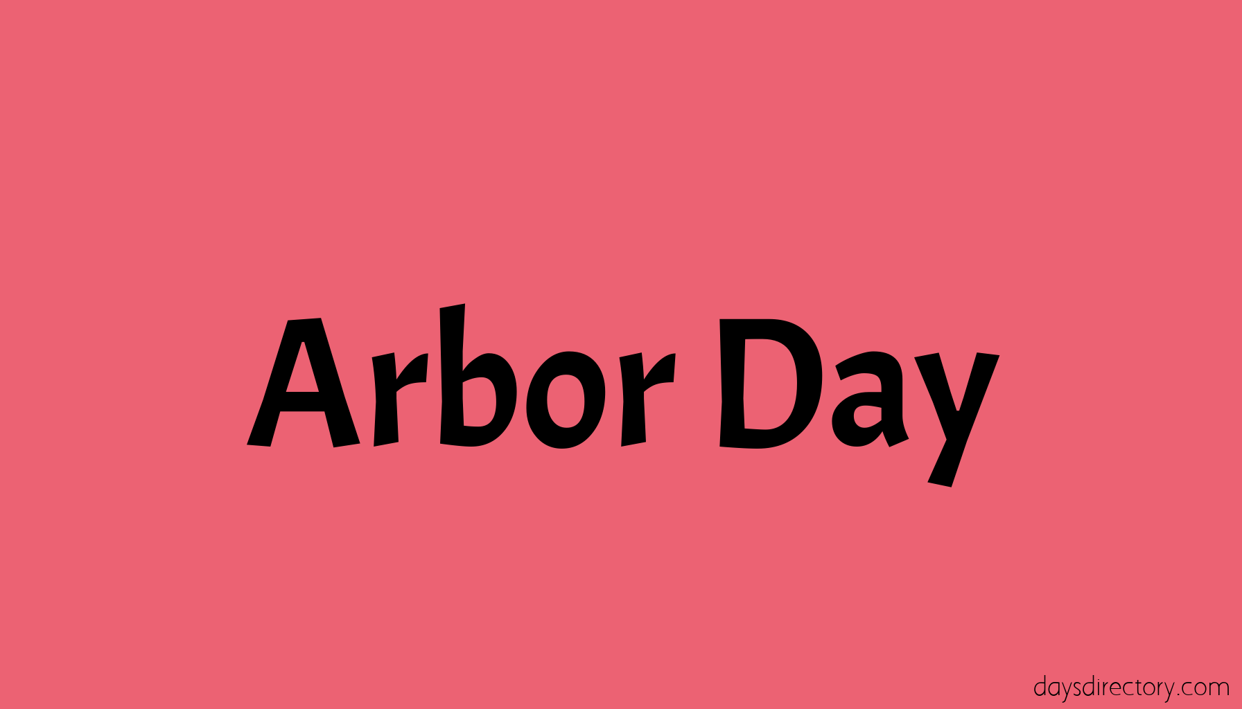 Arbor Day