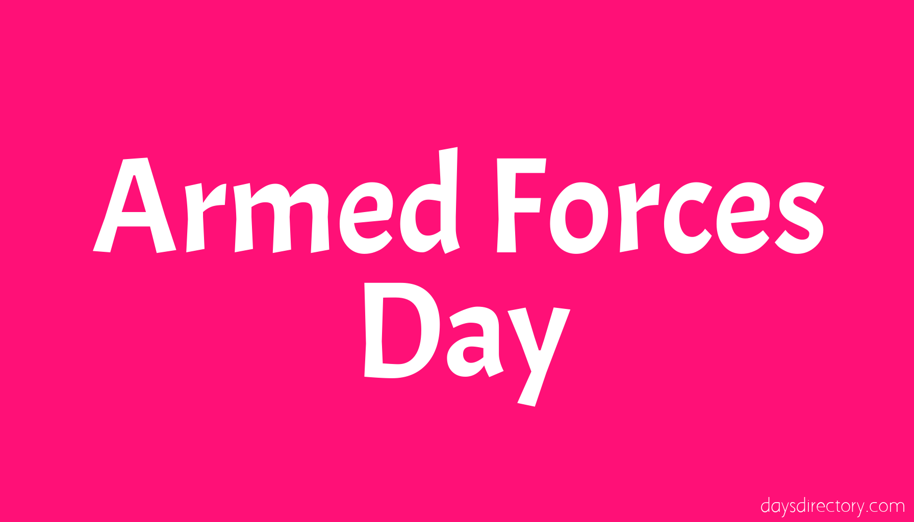 Armed Forces Day