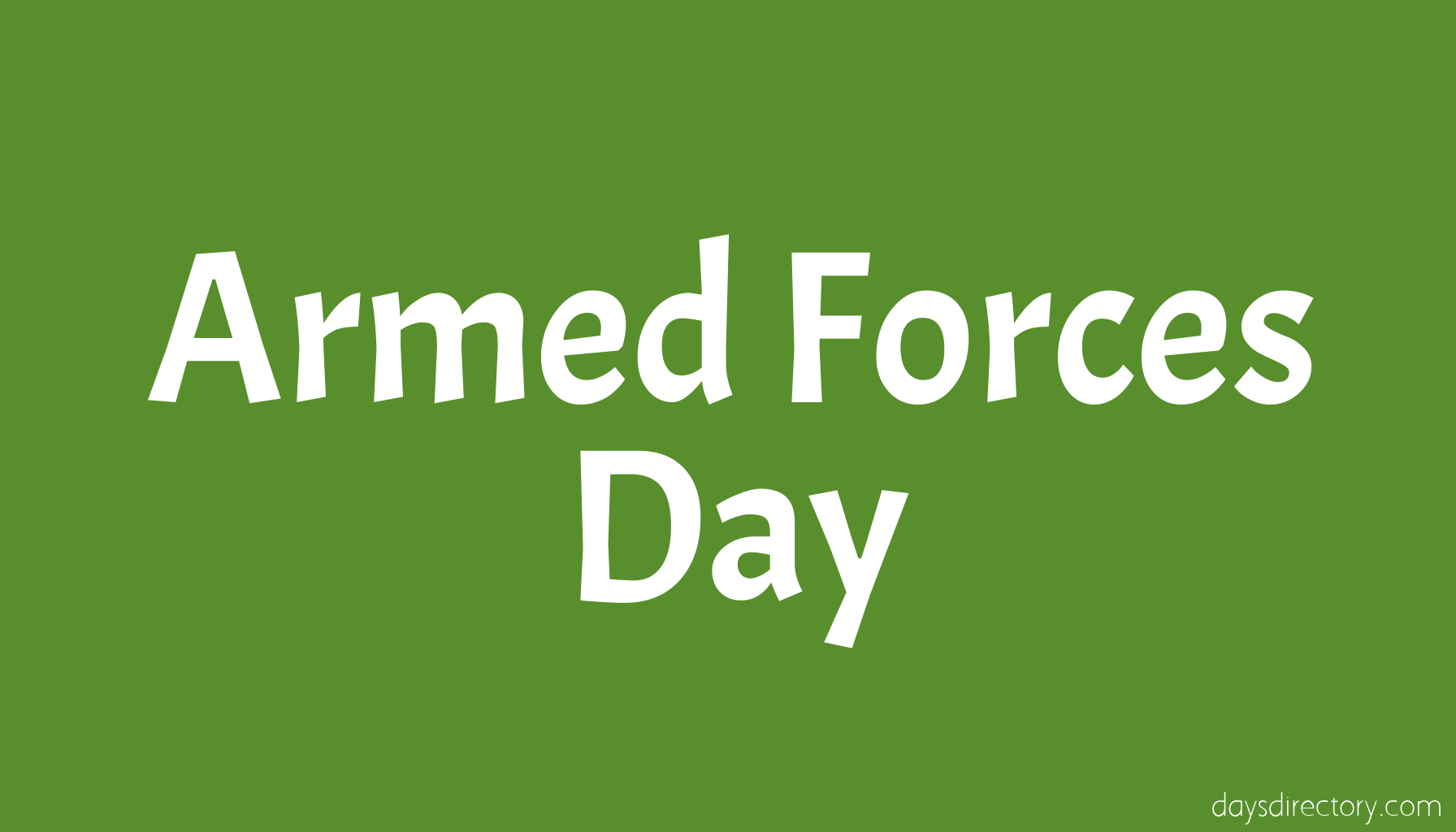 Armed Forces Day