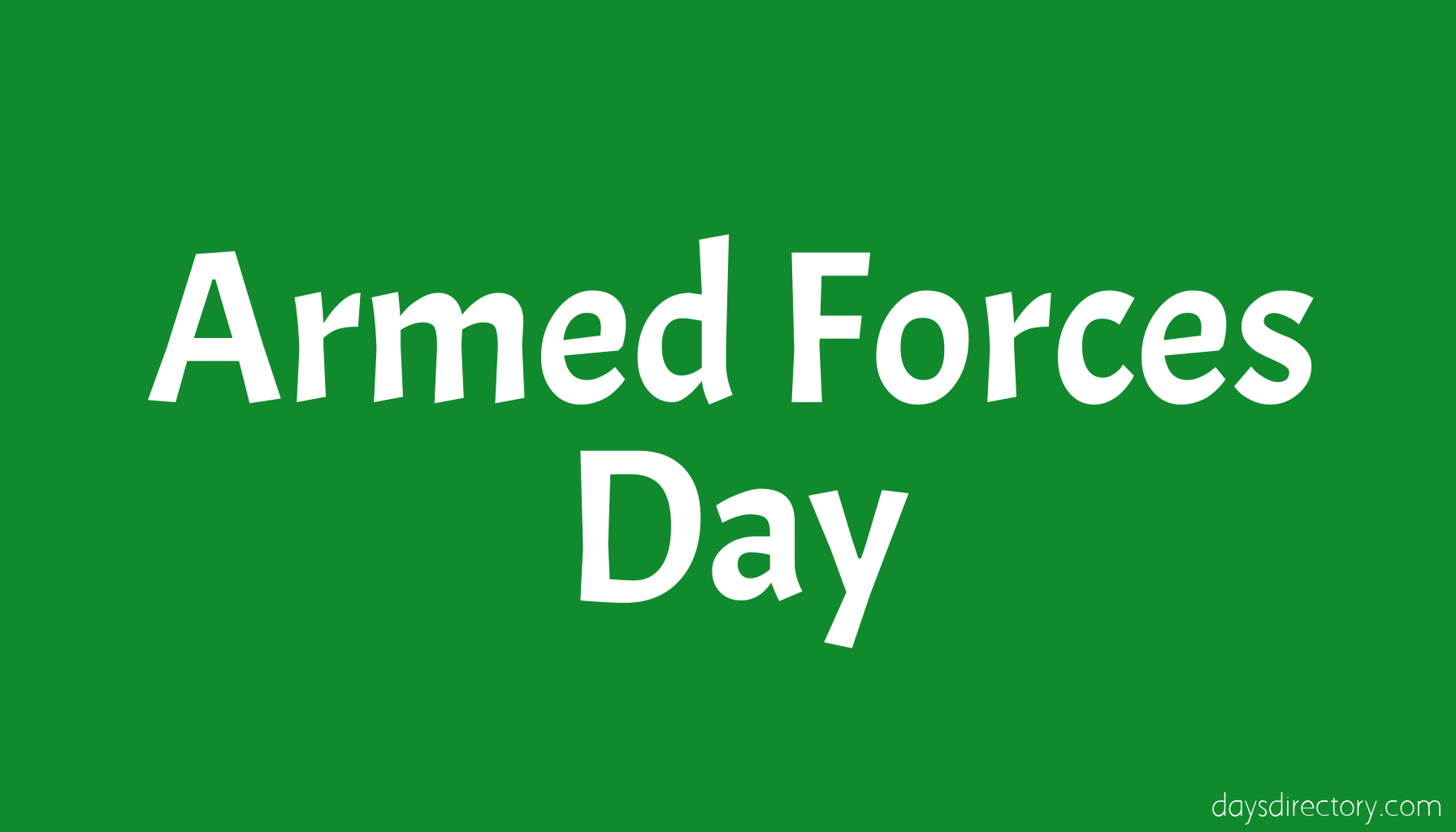 Armed Forces Day