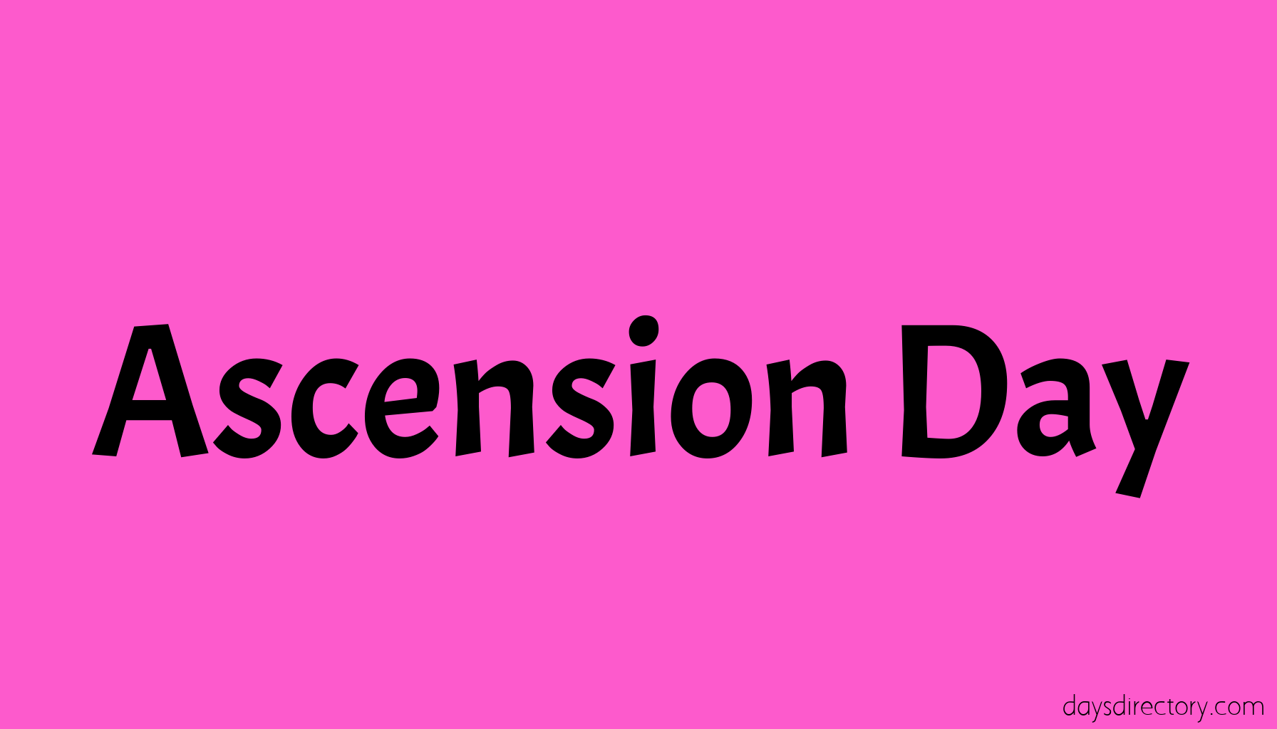 Ascension Day