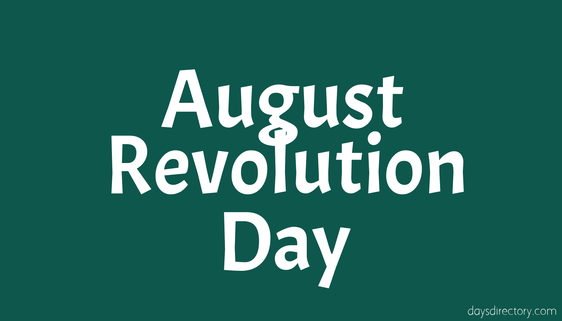 August Revolution Day
