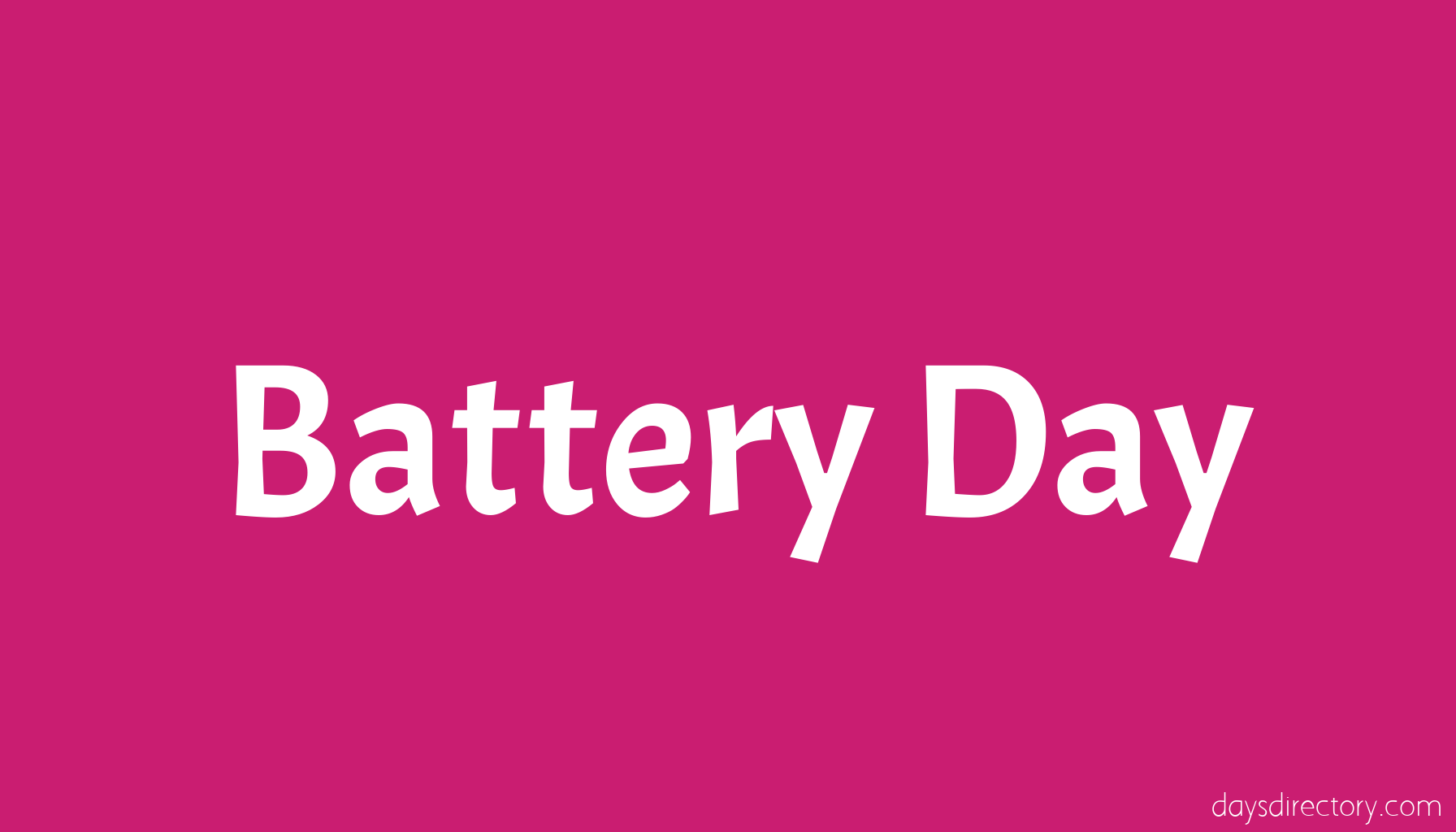 Battery Day