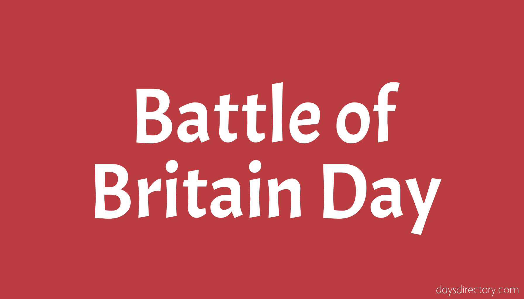 Battle of Britain Day