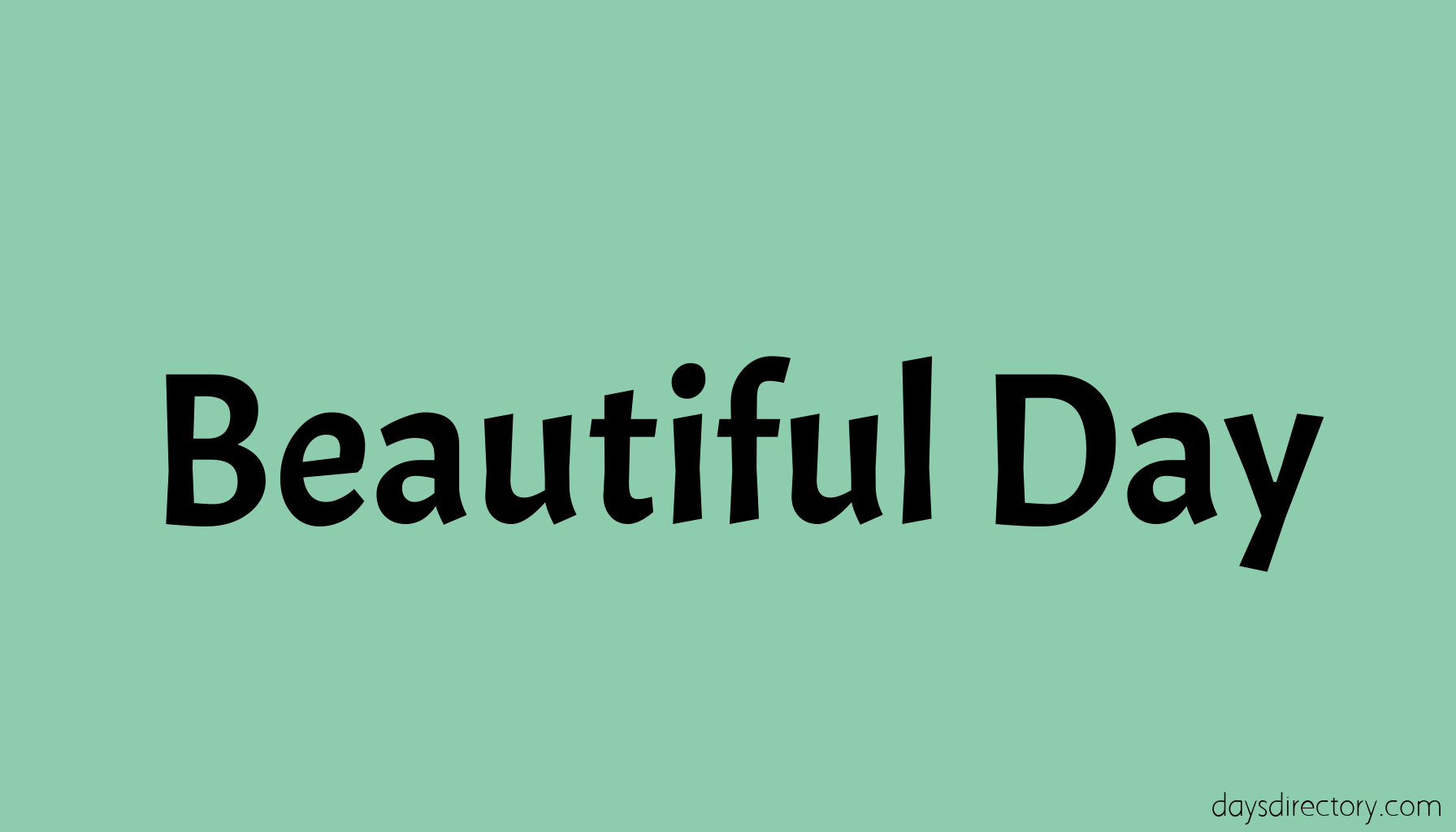 Beautiful Day