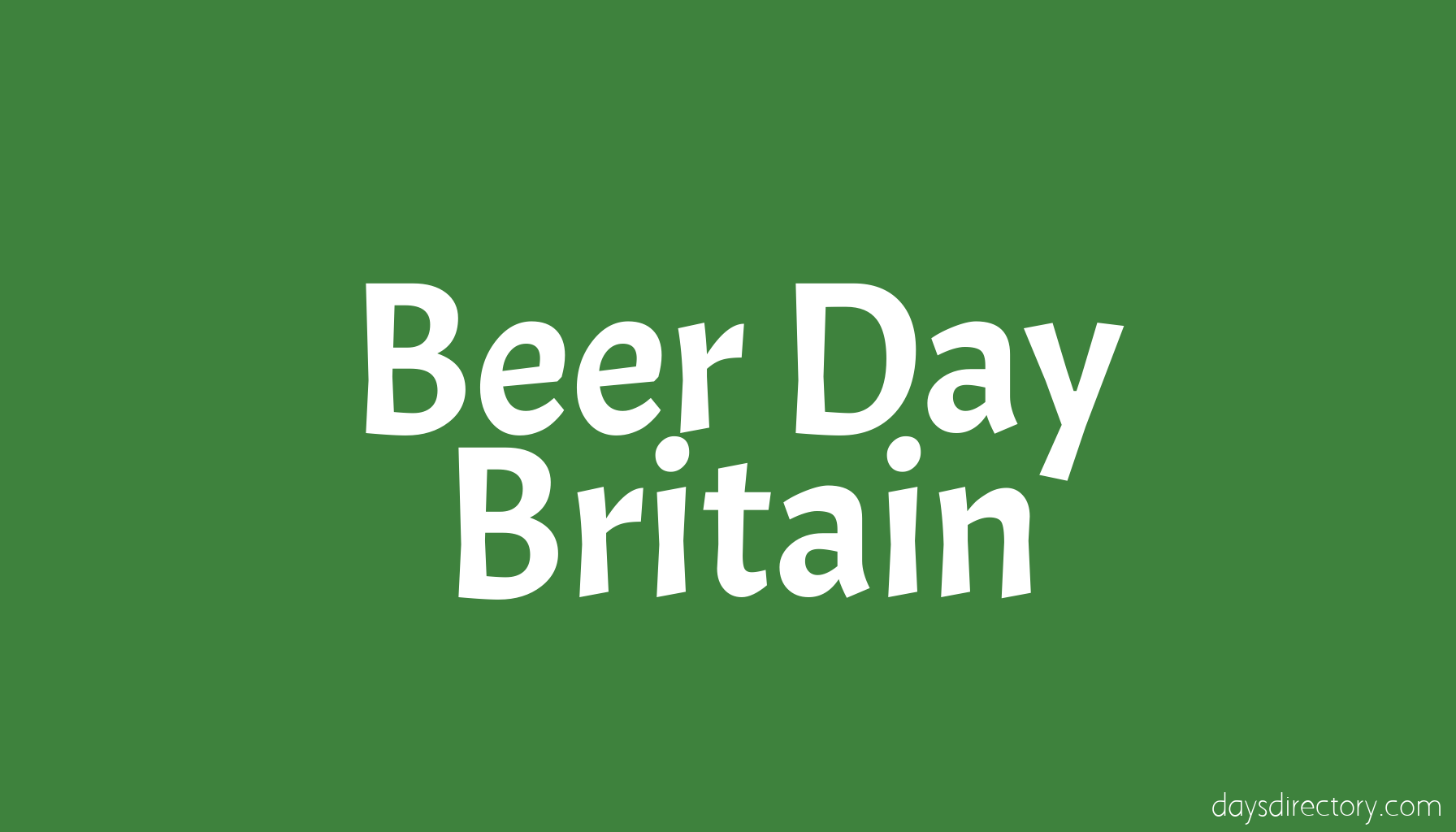 Beer Day Britain