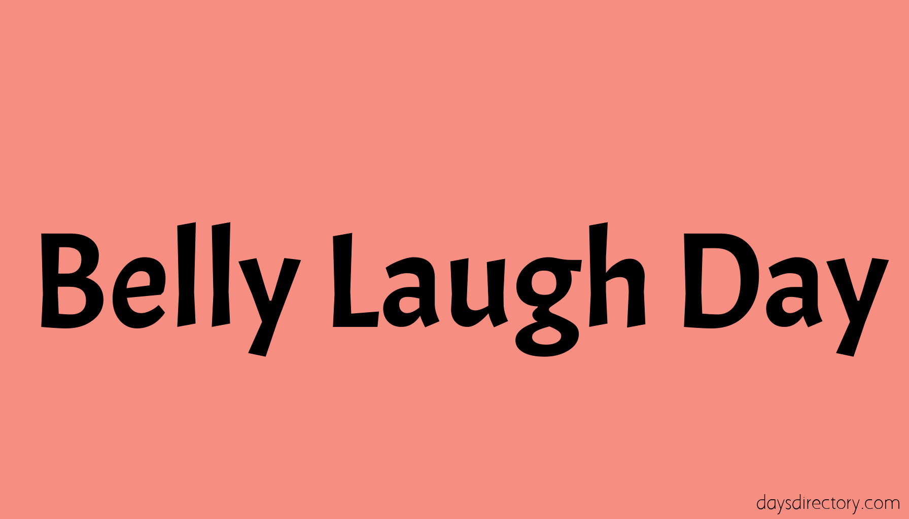 Belly Laugh Day