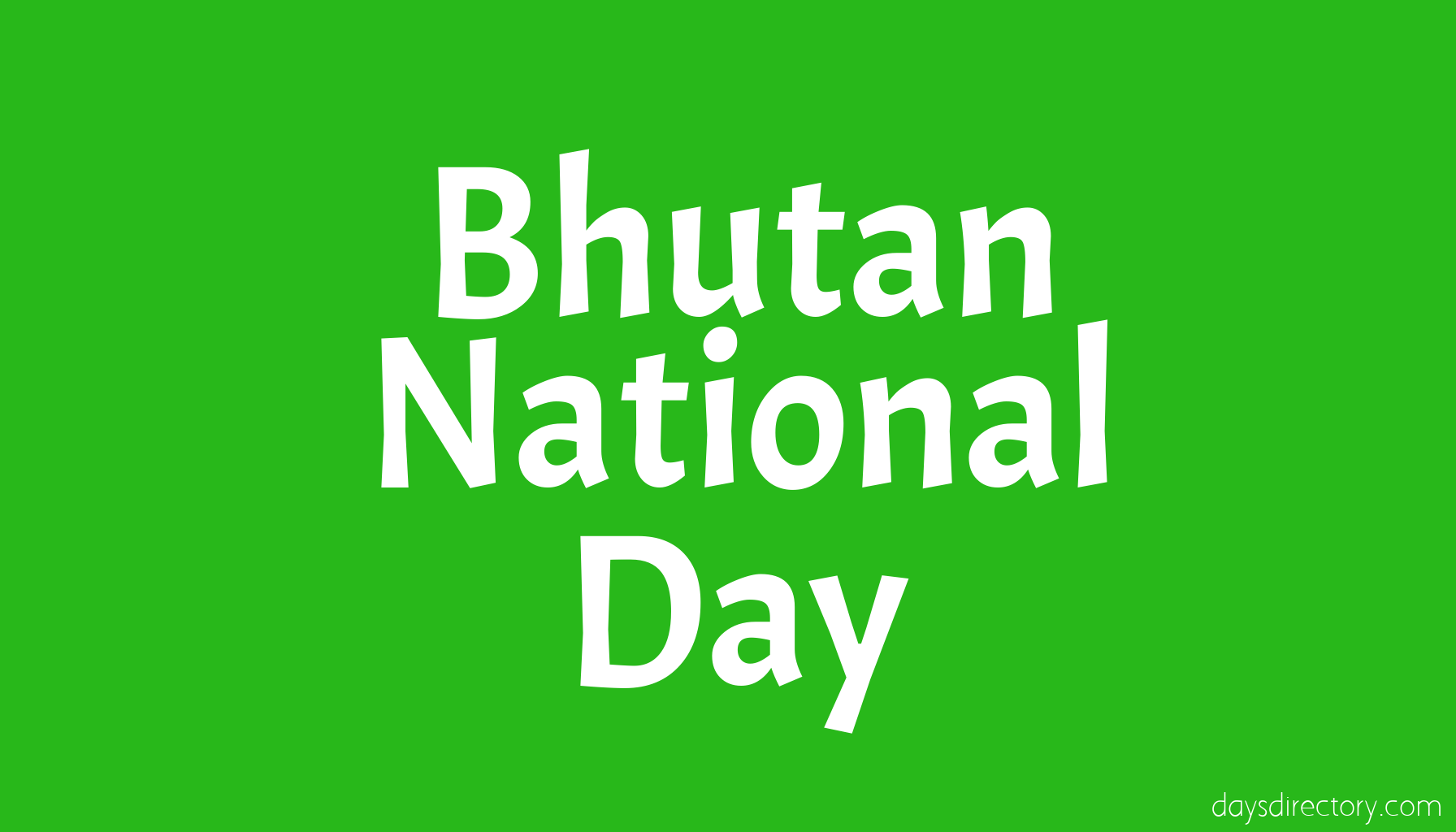 Bhutan National Day