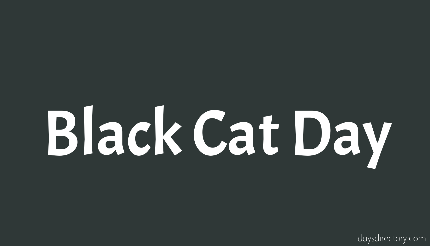 Black Cat Day