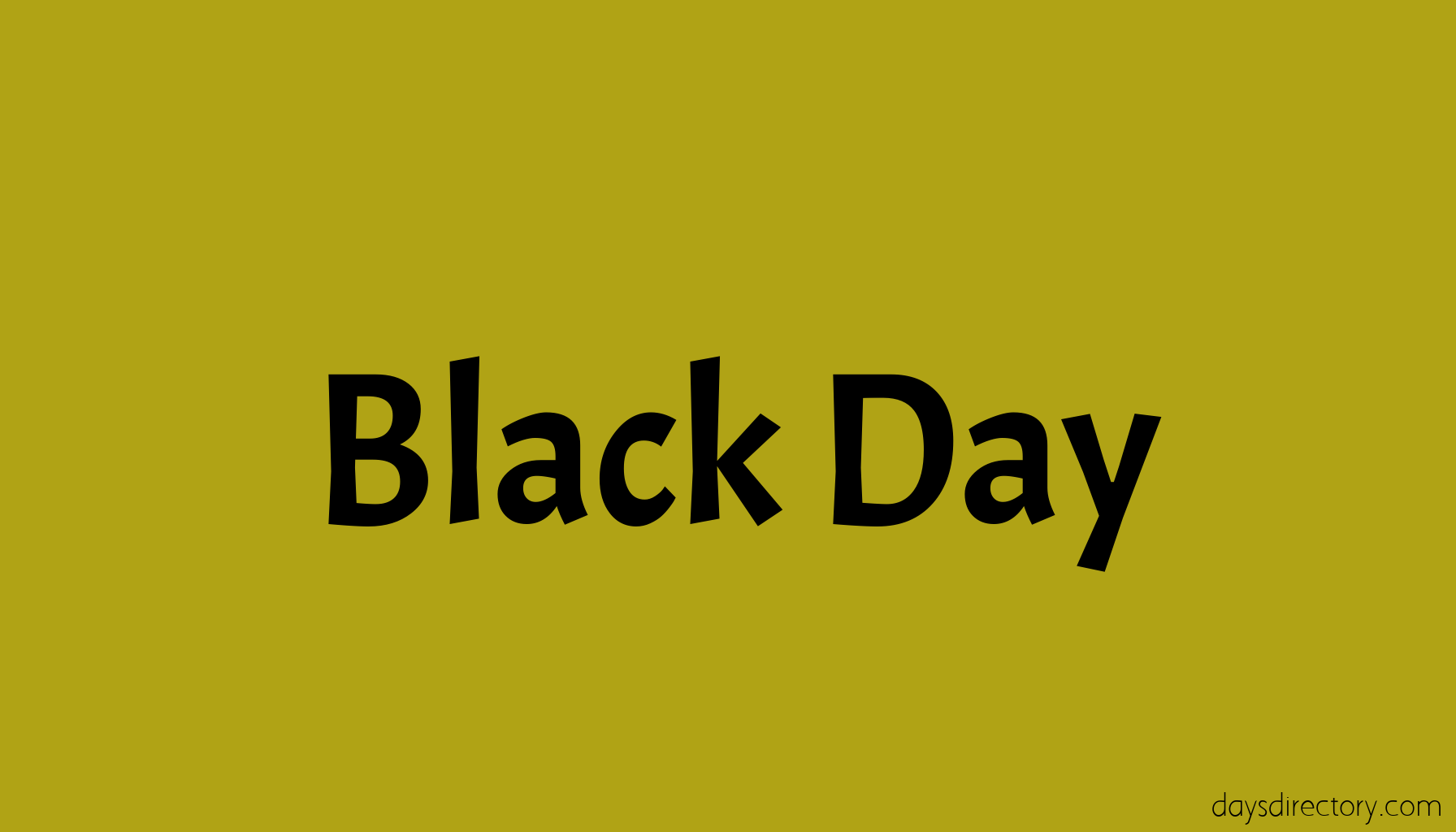 Black Day