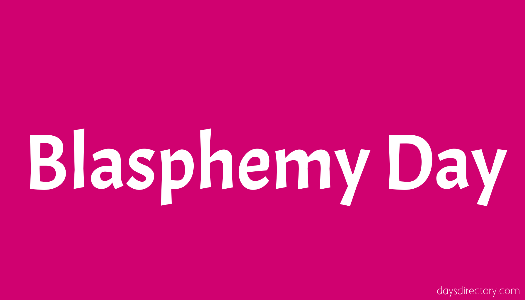 Blasphemy Day