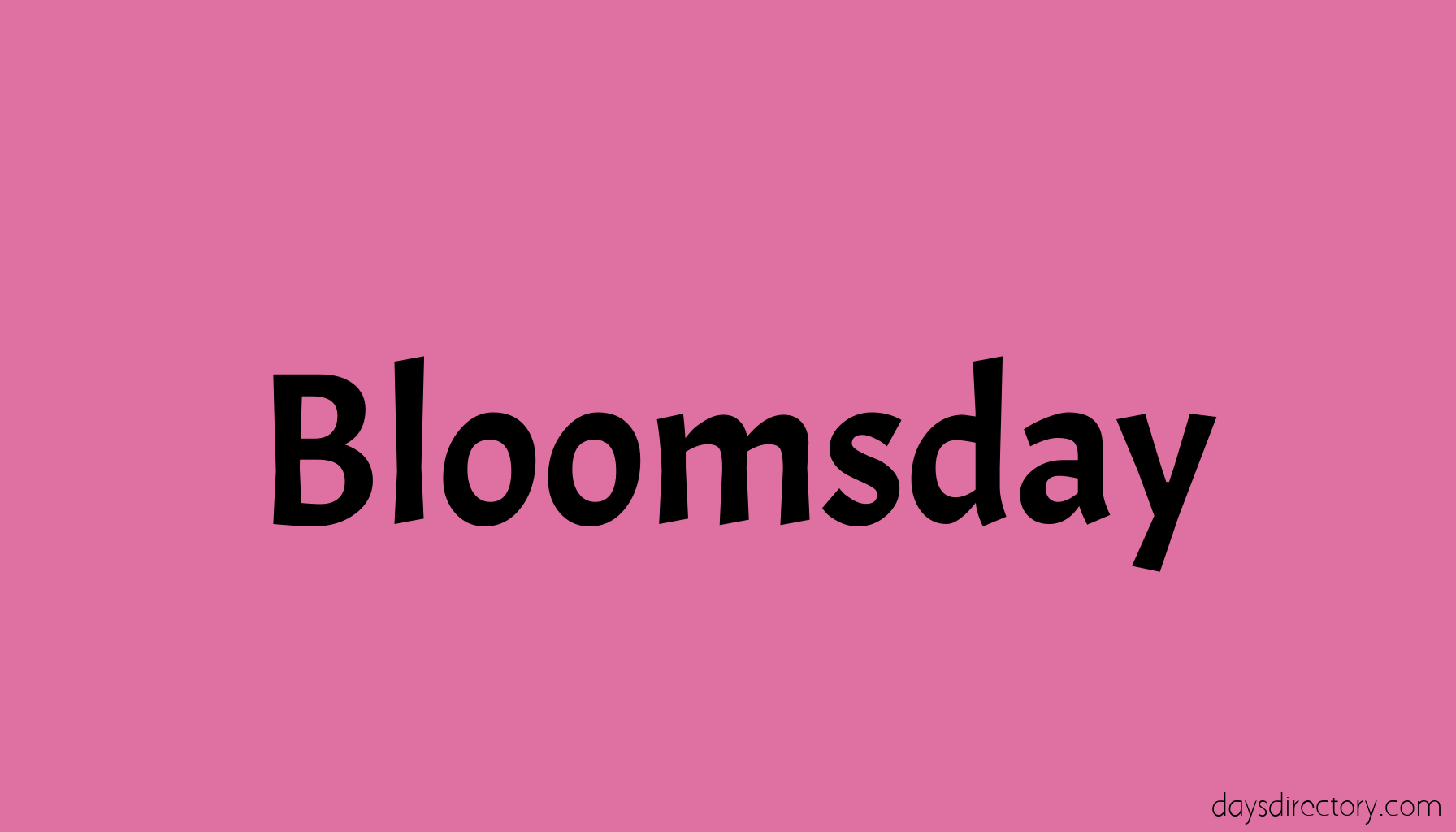 Bloomsday