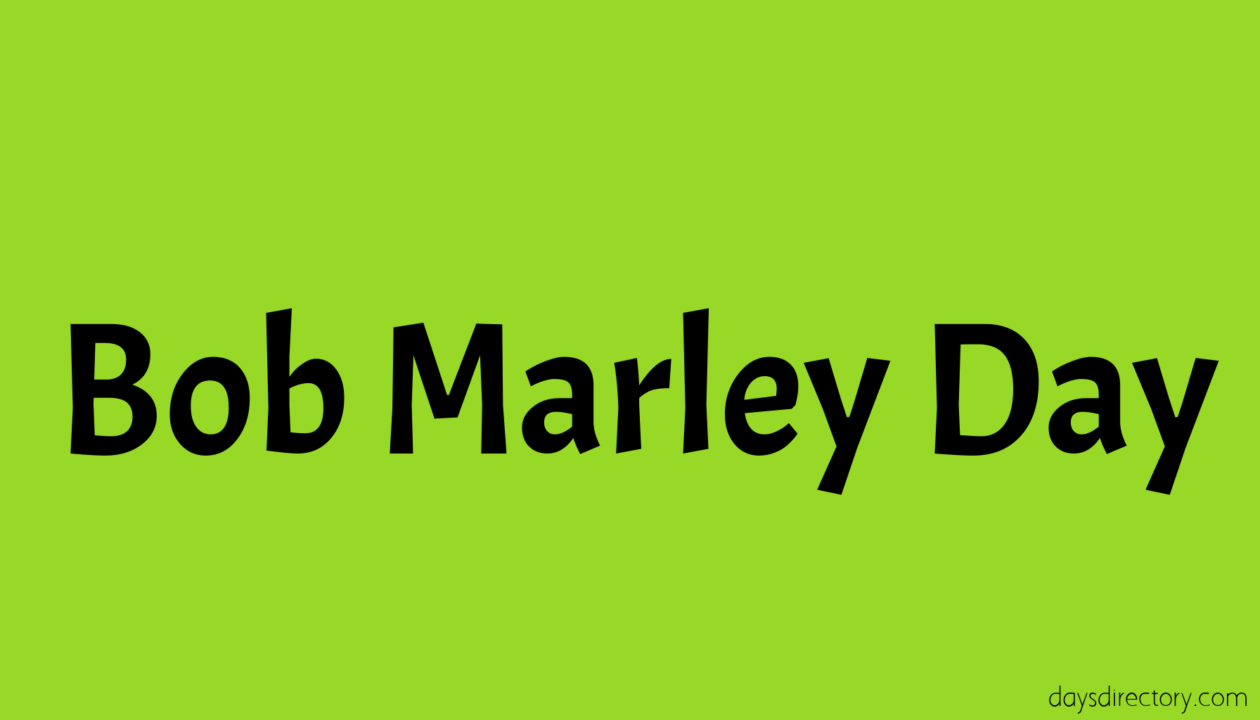 Bob Marley Day