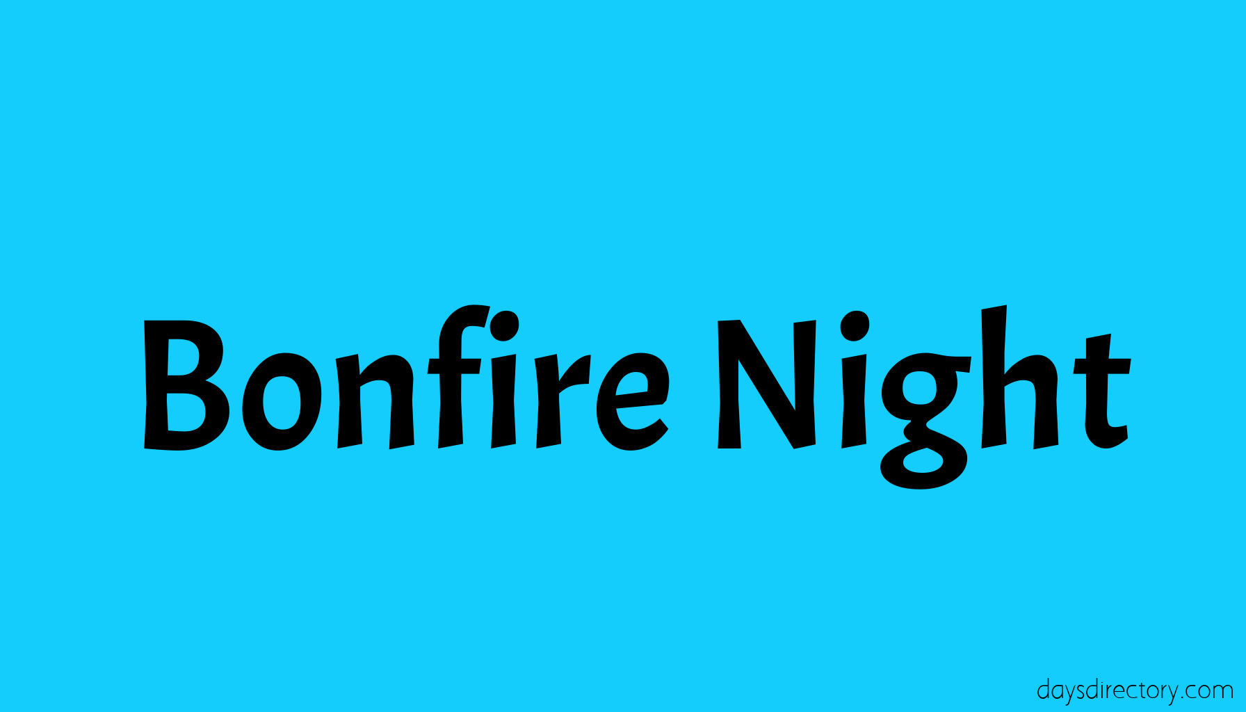 Bonfire Night