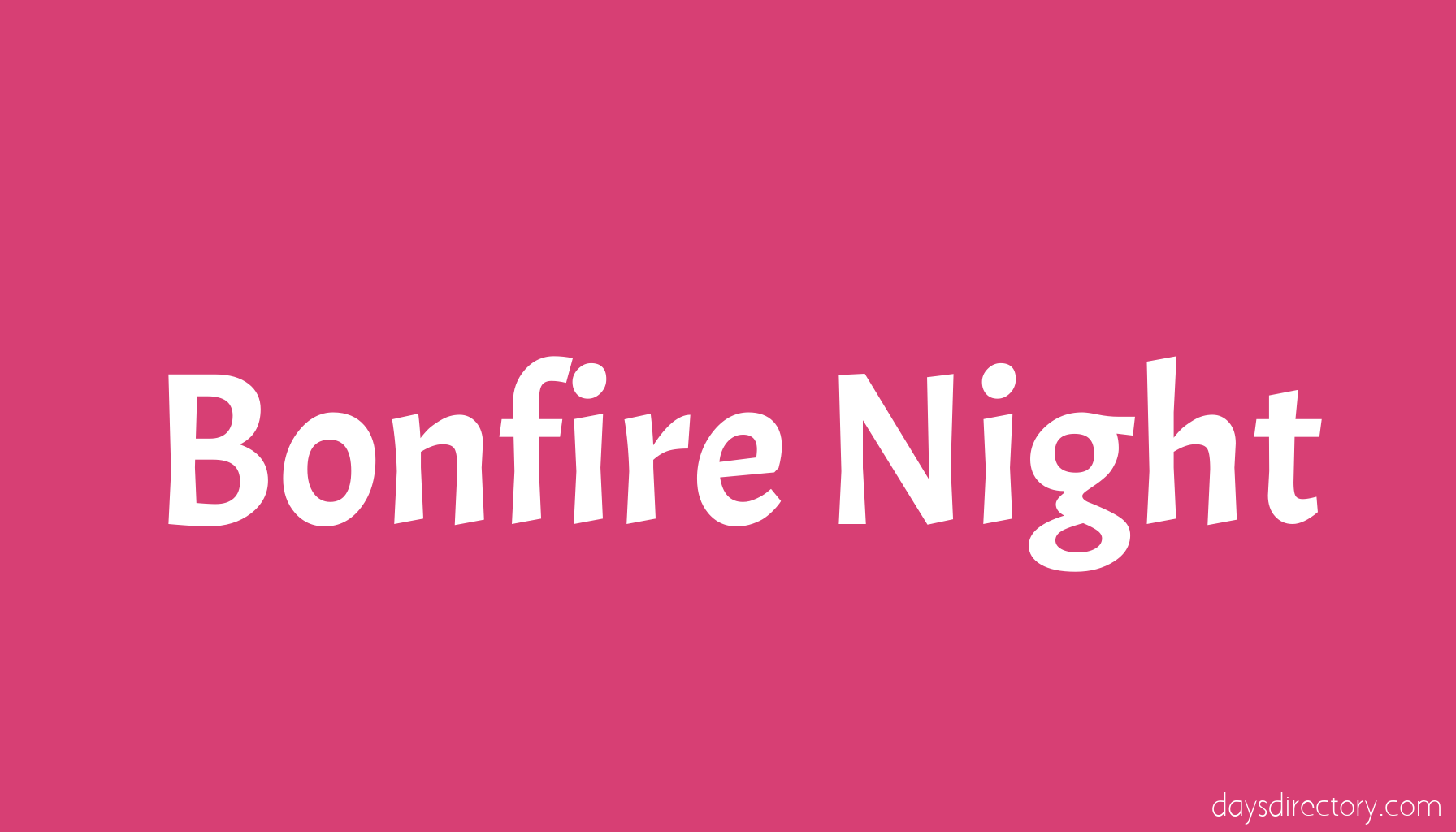 Bonfire Night