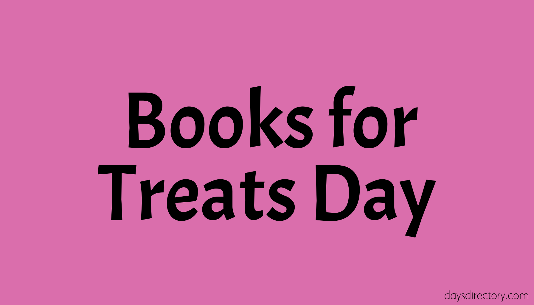 Books for Treats Day