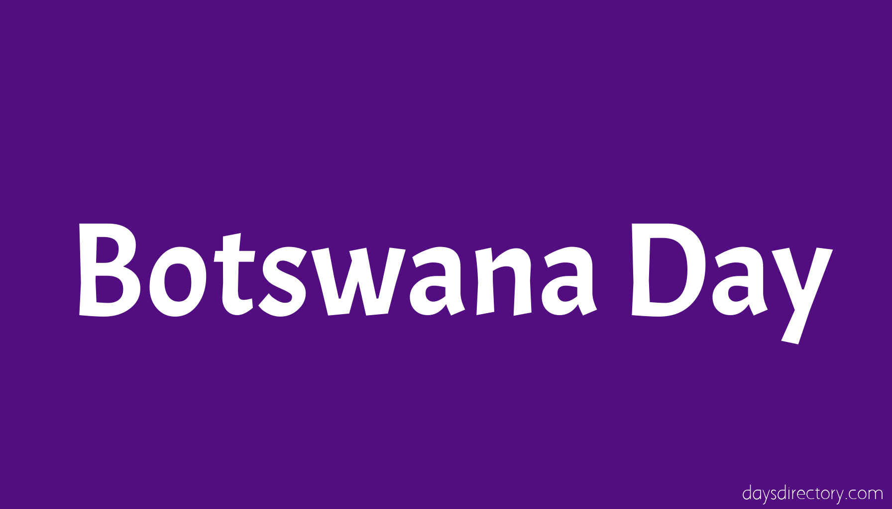 Botswana Day