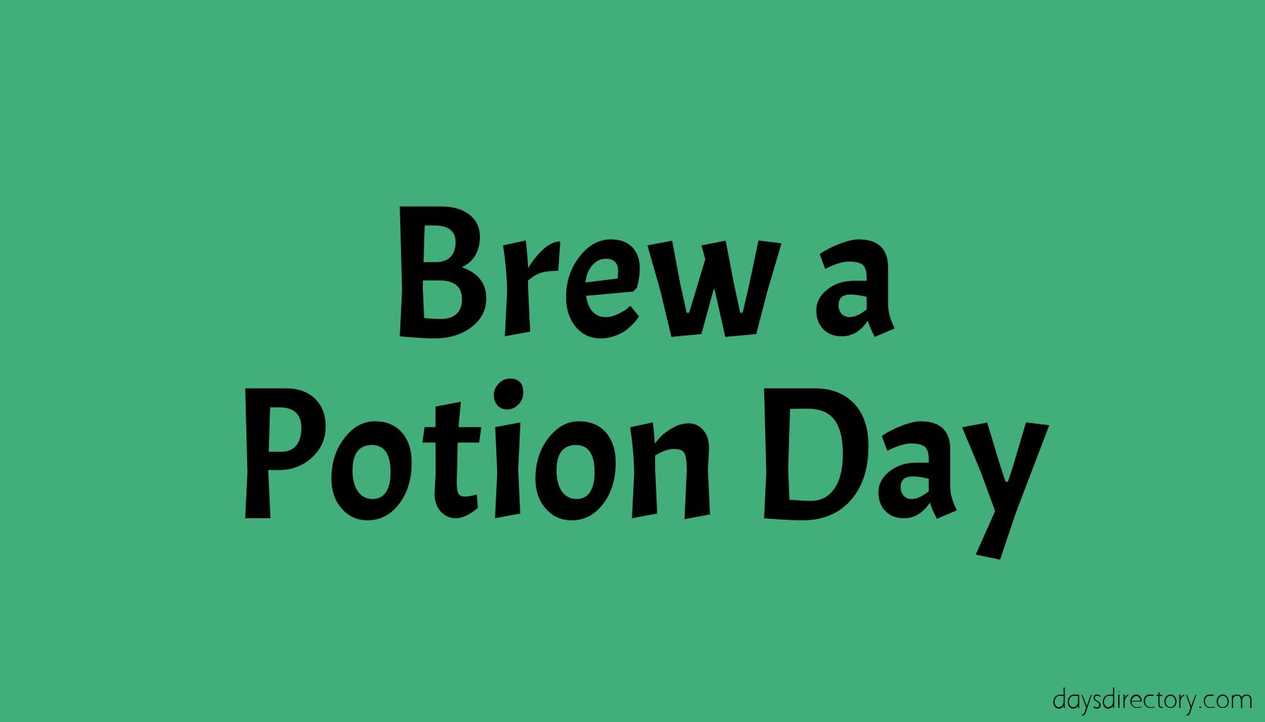 Brew a Potion Day