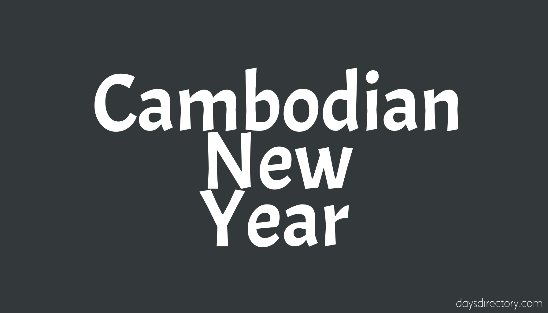 Cambodian New Year