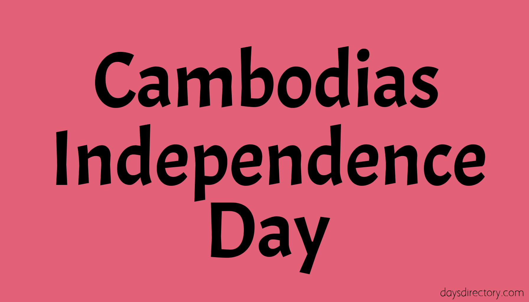 Cambodias Independence Day