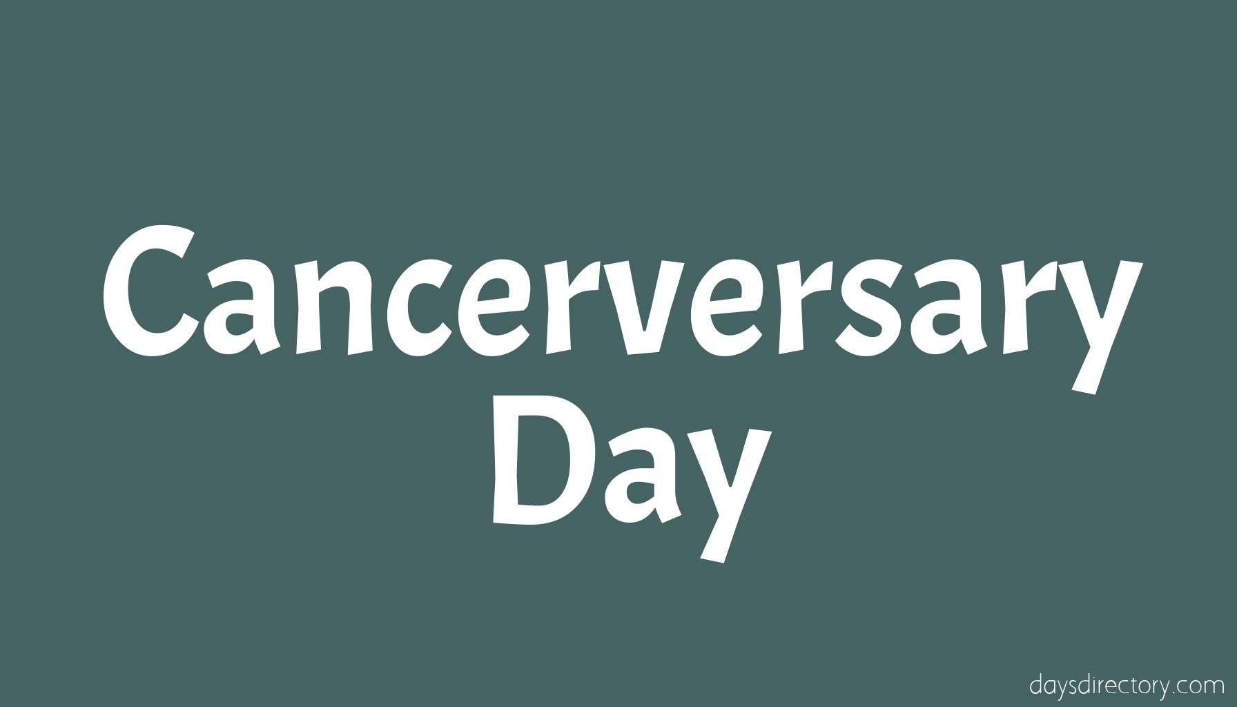Cancerversary Day