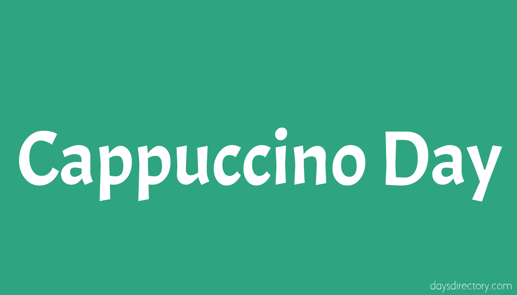 Cappuccino Day