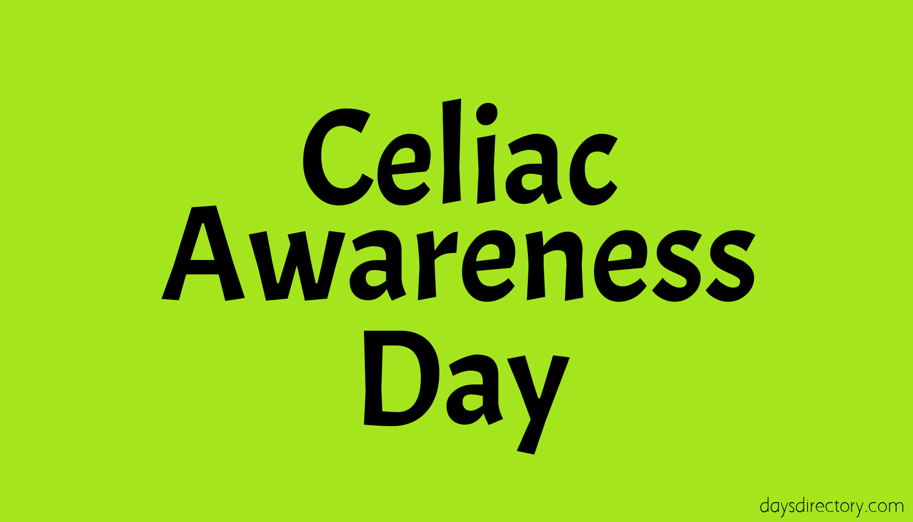 Celiac Awareness Day