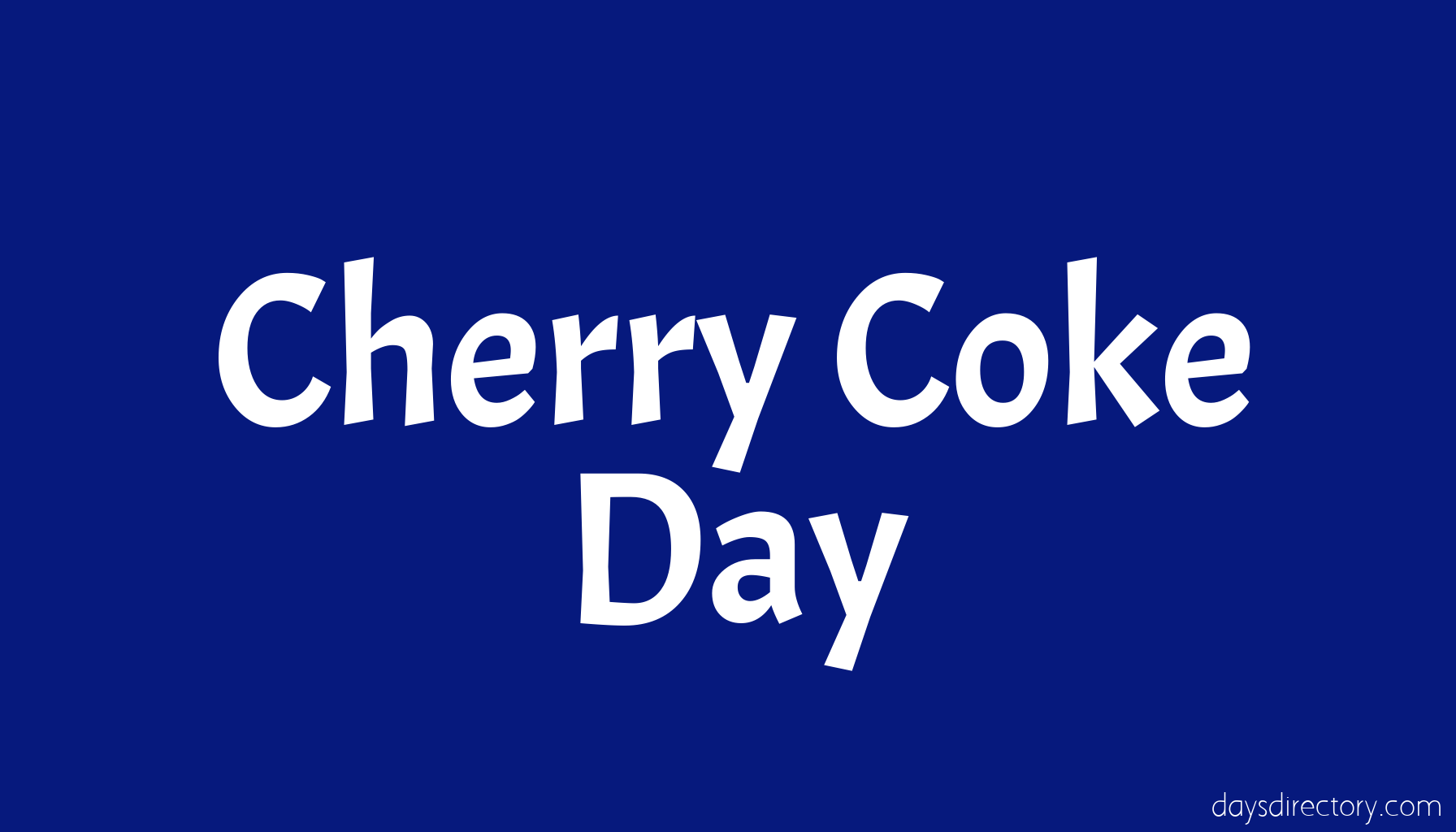 Cherry Coke Day