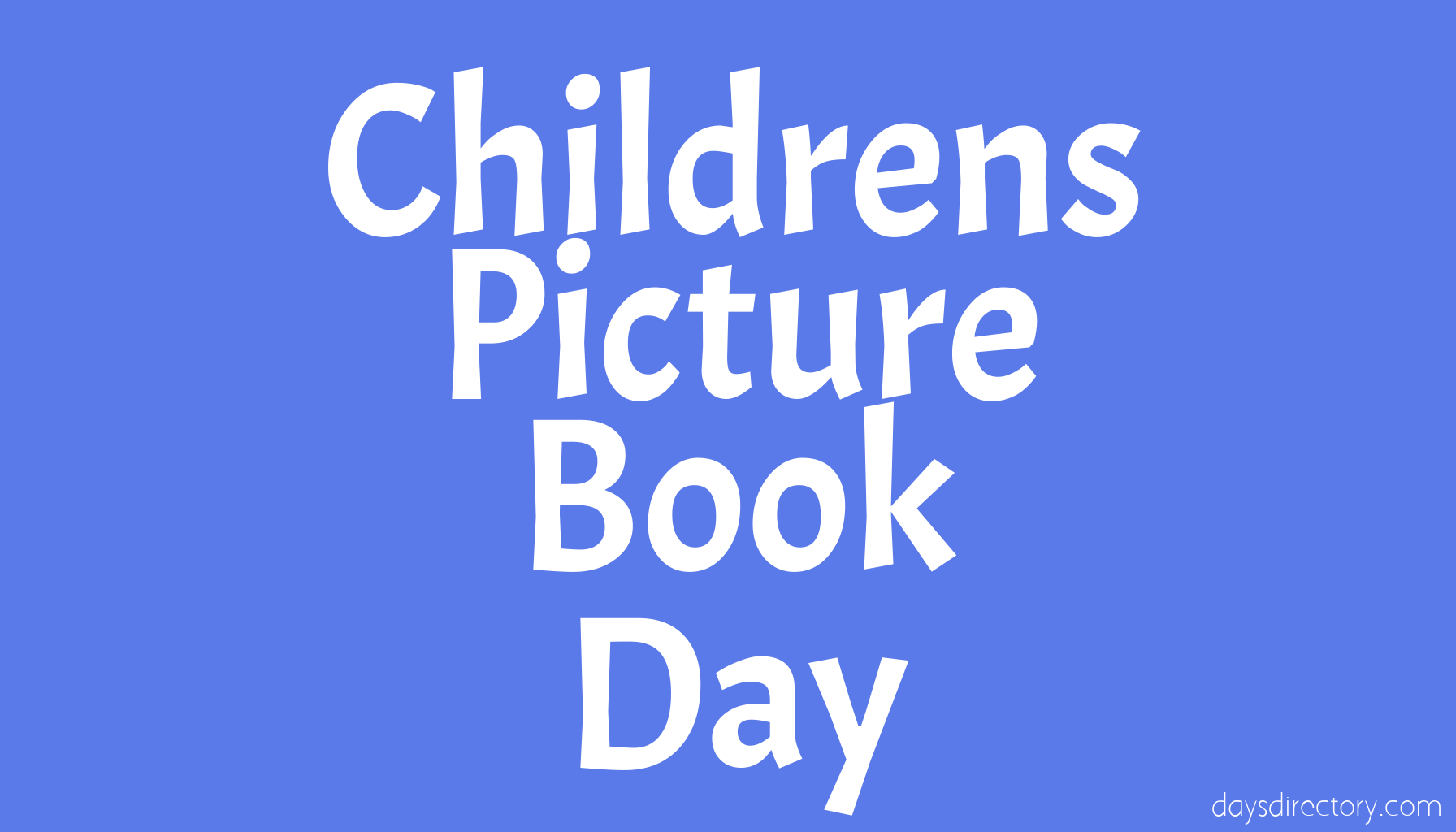 Childrens Picture Book Day