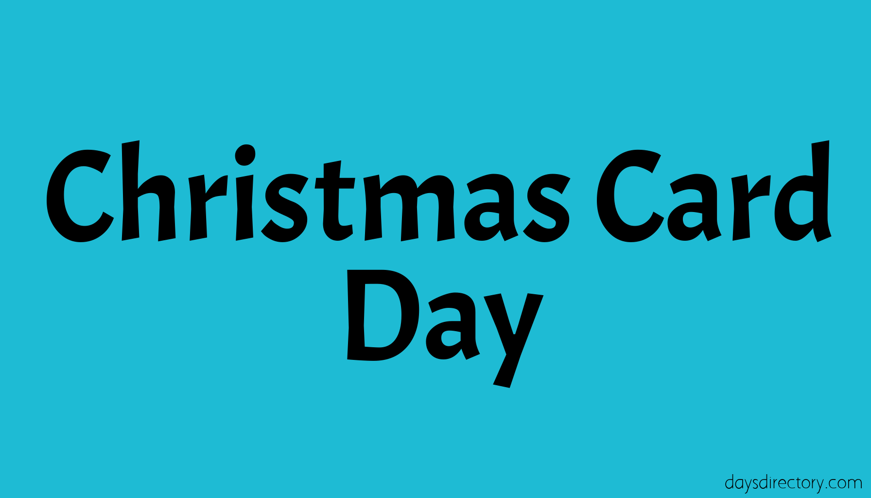 Christmas Card Day
