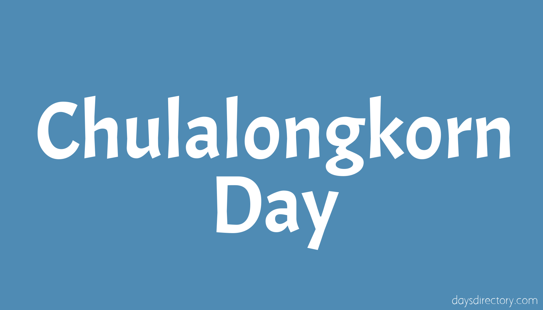 Chulalongkorn Day