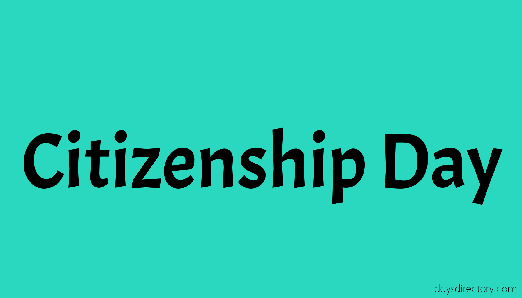 Citizenship Day