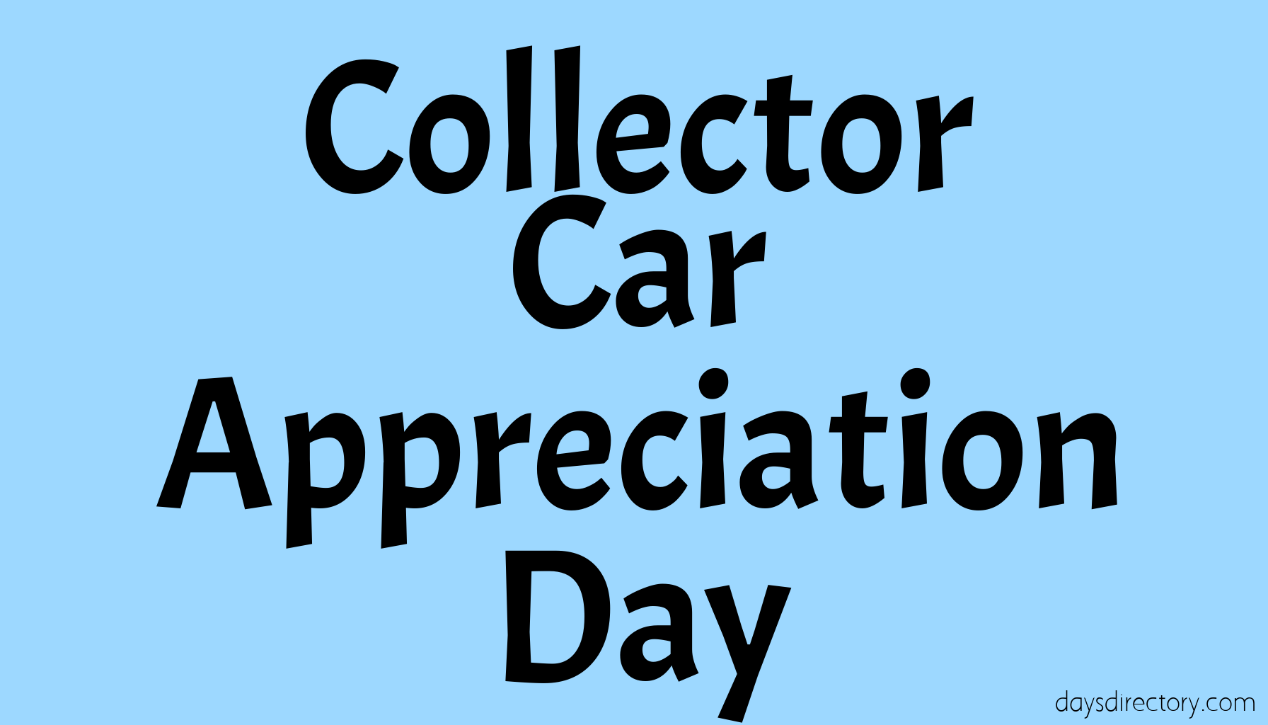 Collector Car Appreciation Day