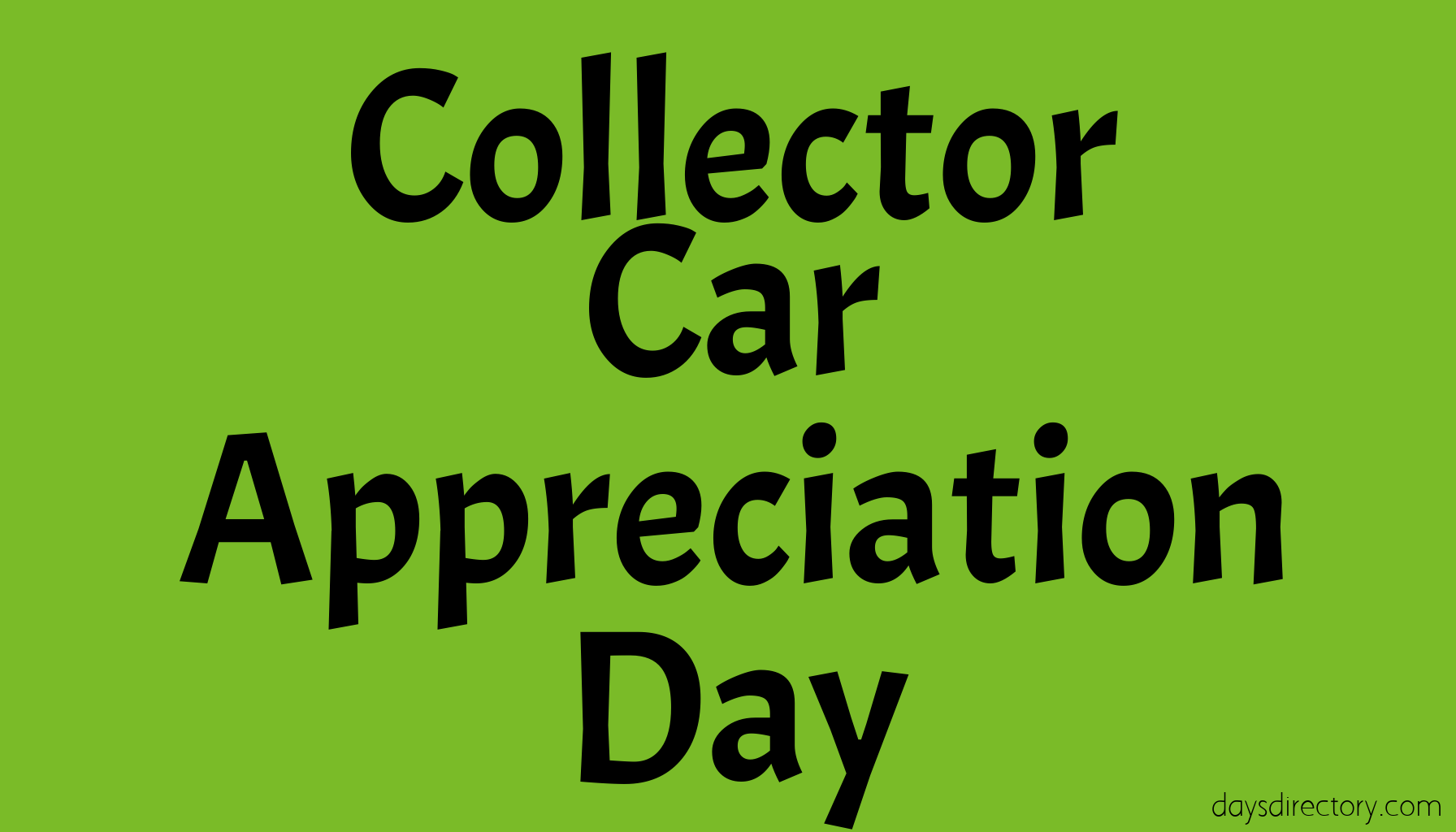 Collector Car Appreciation Day