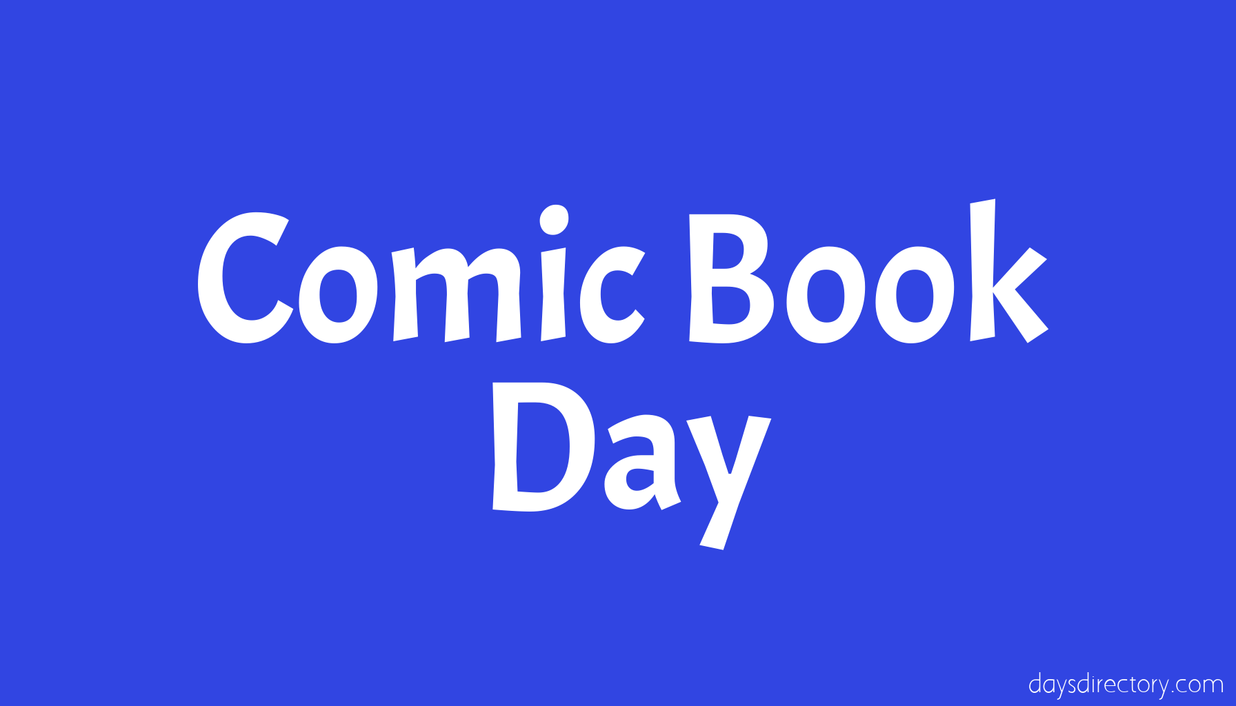 Comic Book Day