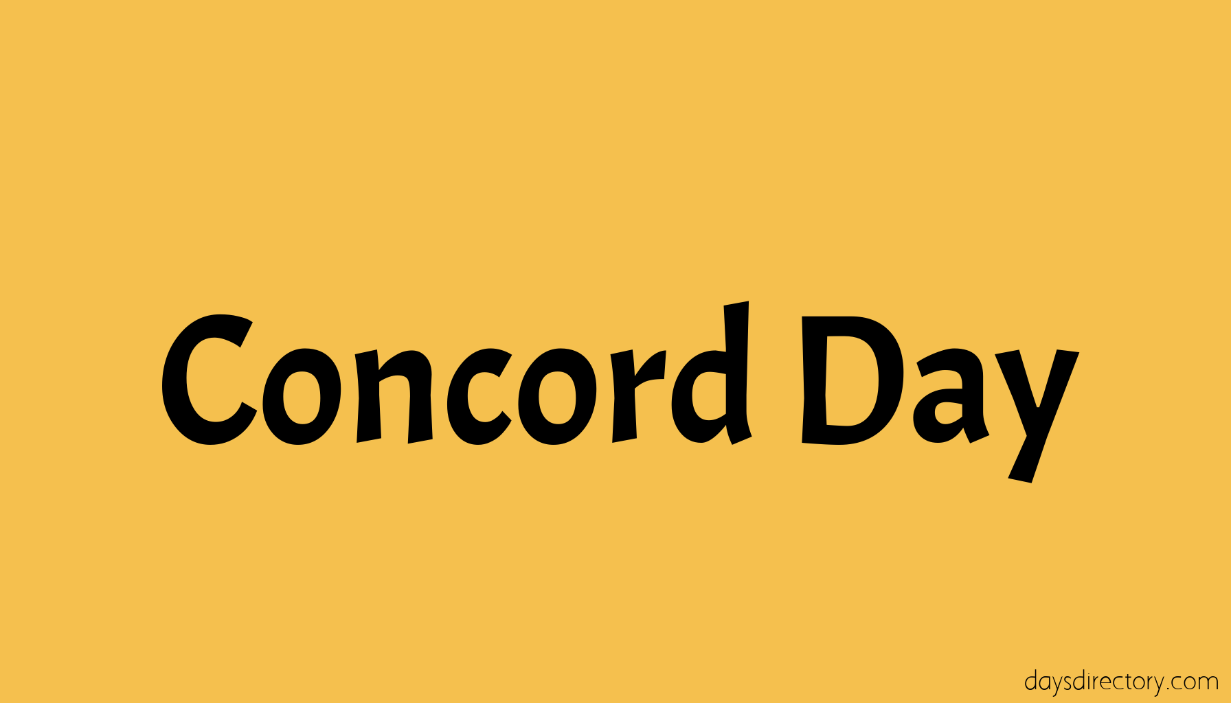 Concord Day