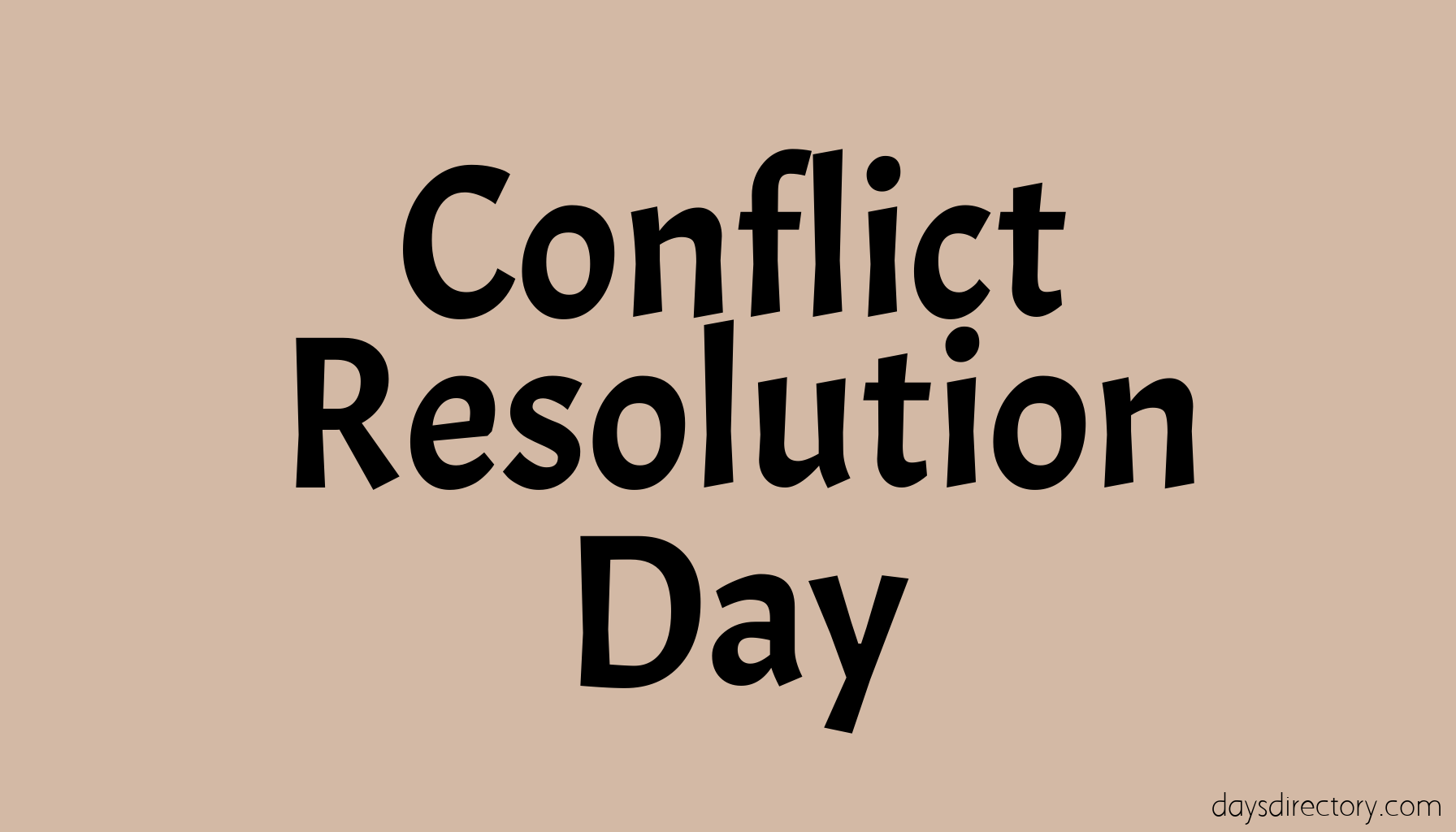 Conflict Resolution Day